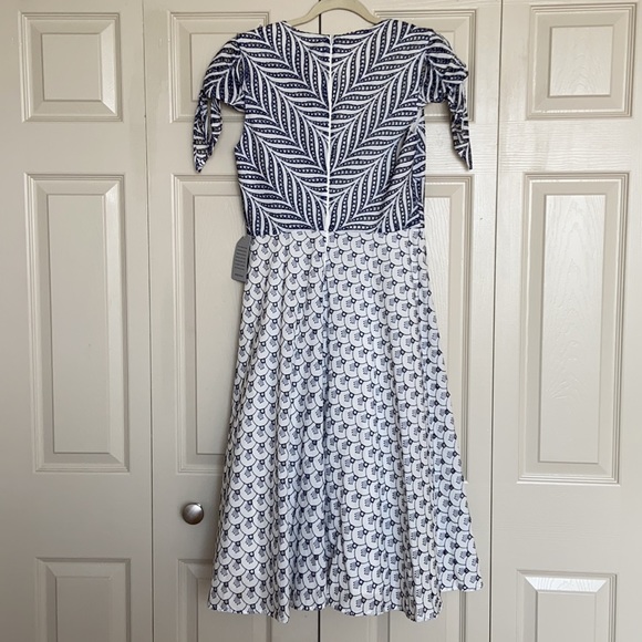 NWT Eyelet Fit & Flare Dress - Picture 8 of 10